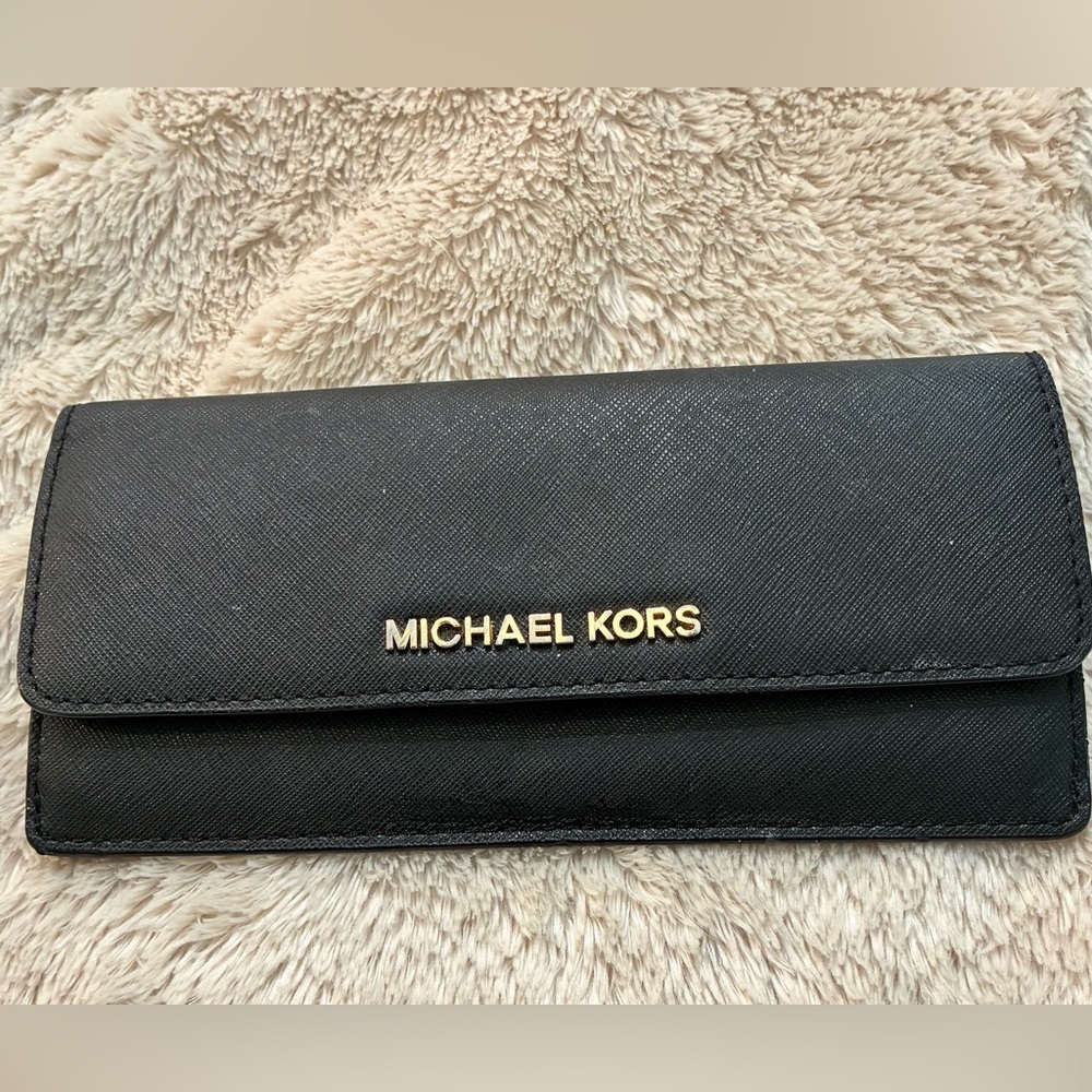 Michael Kors Black Leather Wallet